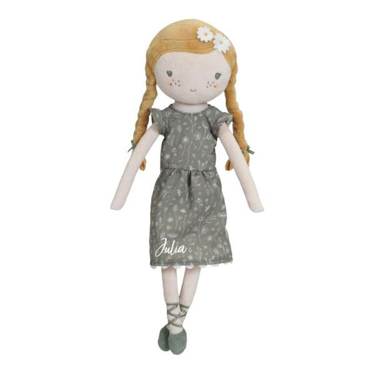 Kuschelpuppe Julia 35 cm, personalisiert | Little Dutch