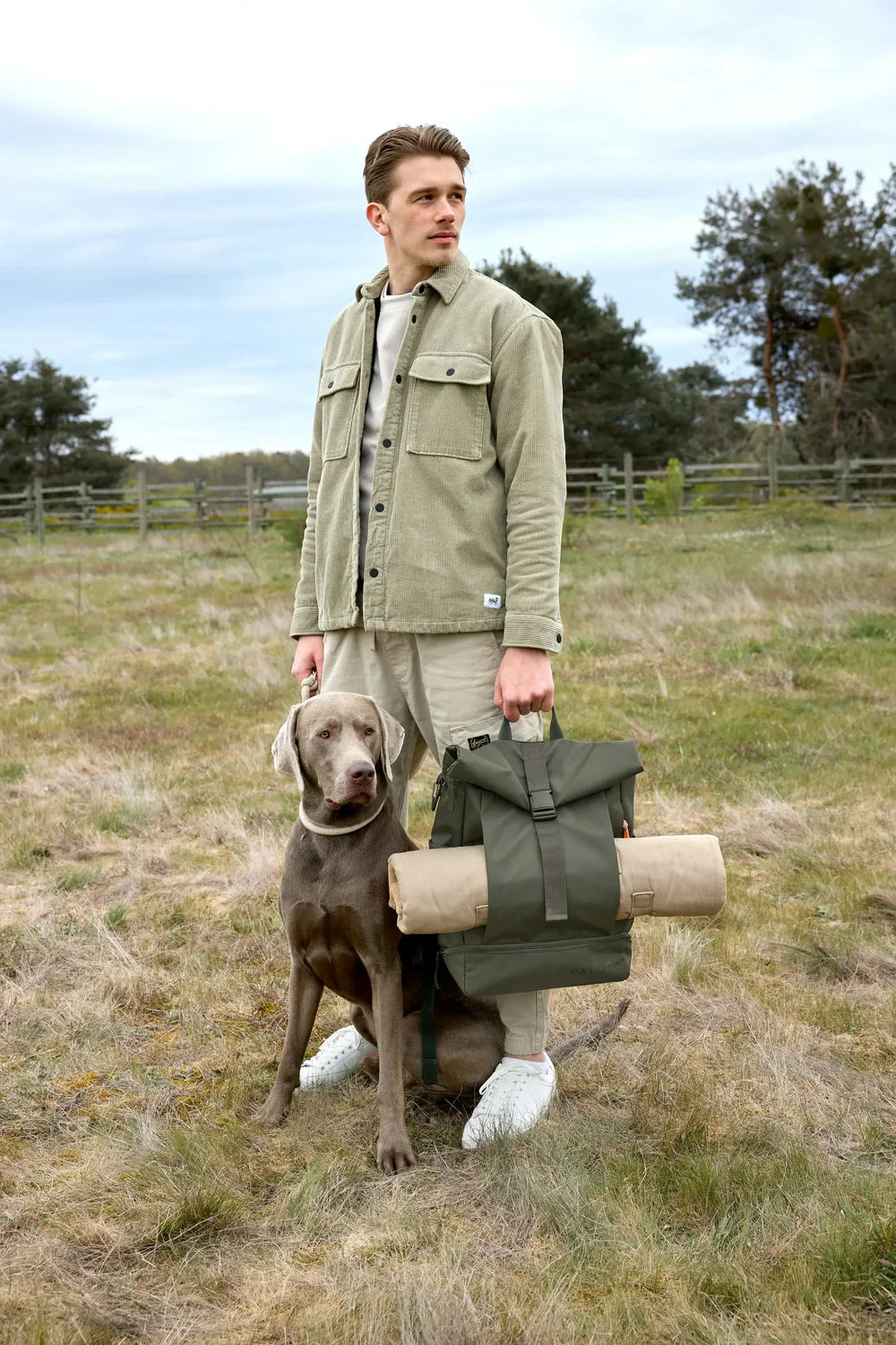 Rolltop Rucksack - Yoska, Dunkelgrün
