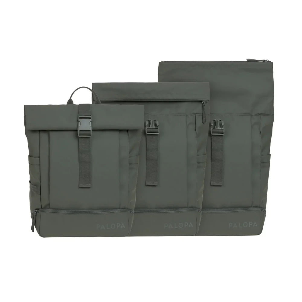 Rolltop Rucksack - Yoska, Dunkelgrün