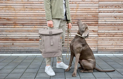 Rolltop Rucksack - Yoska, Taupe