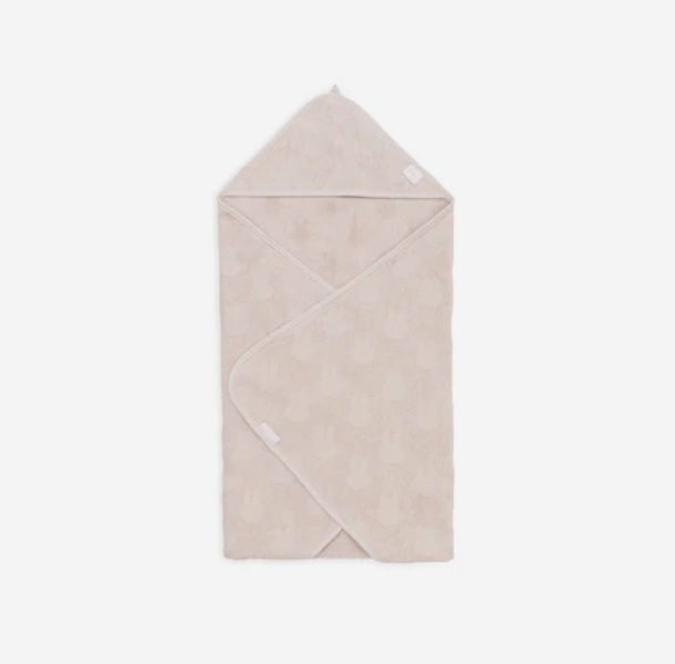 Kapuzenhandtuch Frottee 75x75cm Miffy Jacquard Nougat