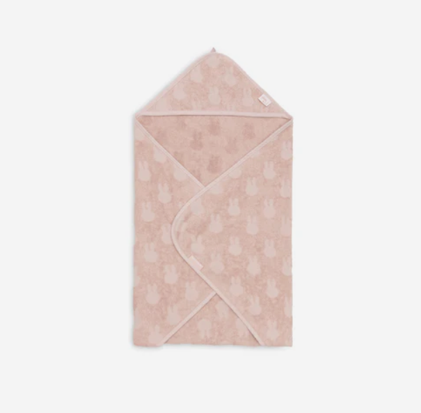 Kapuzenhandtuch Frottee 75x75cm Miffy Jacquard Wild Rose
