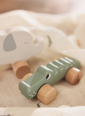 Holzelefant auf Rädern - Jungle Jambo