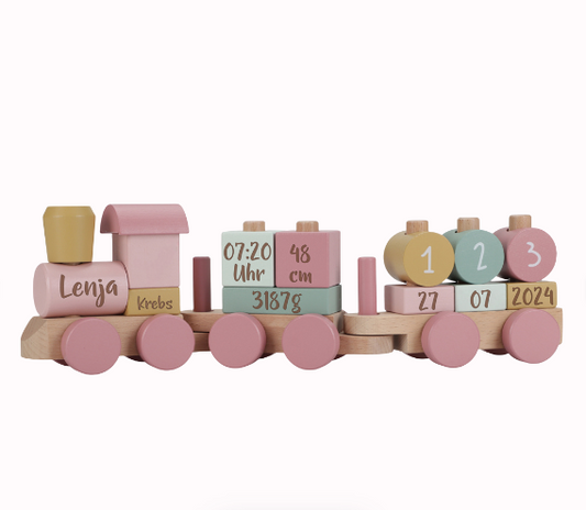 Holz-Zug Fairy Garden "Zur Geburt" | Little Dutch