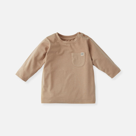 Cloby Langarmshirt in Peanut Brown UPF 50+