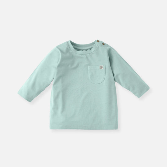 Cloby Langarmshirt in Sea Blue UPF 50+