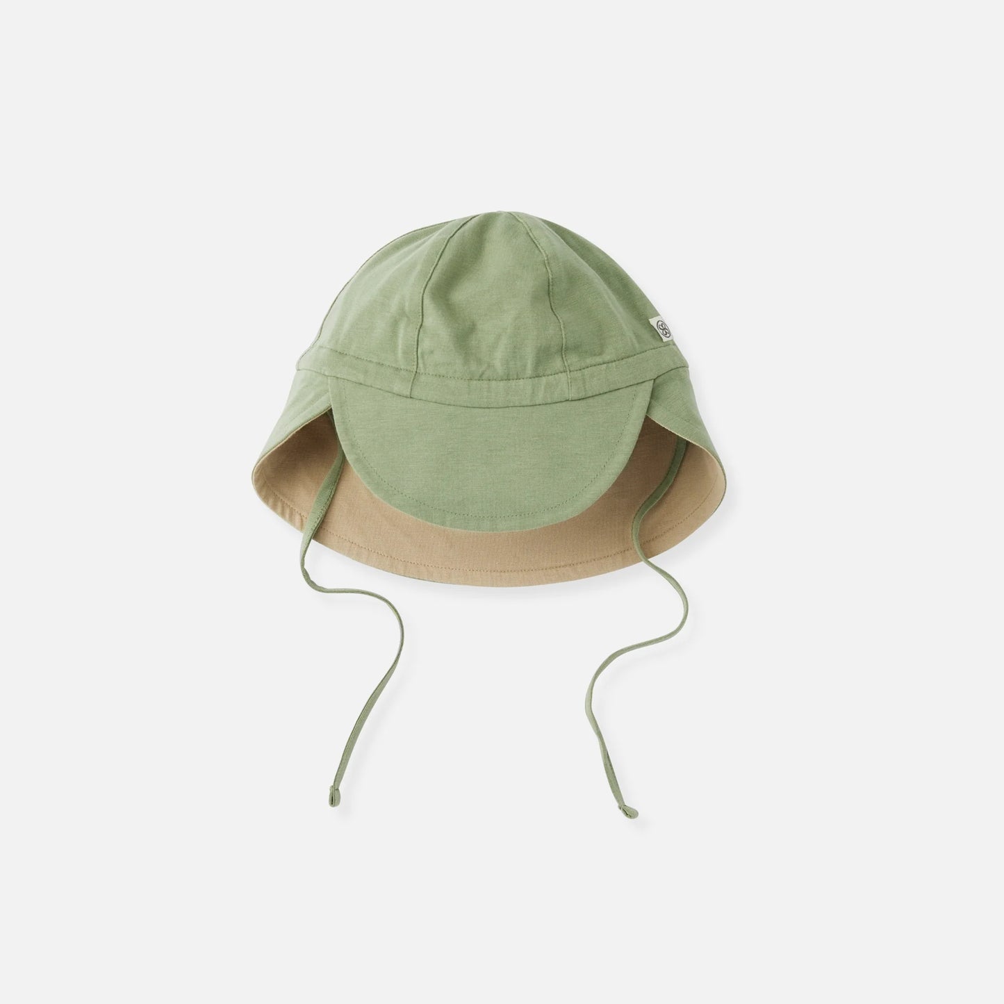 Cloby Sonnenhut in Olive Green/Sandy Beach UPF 50+