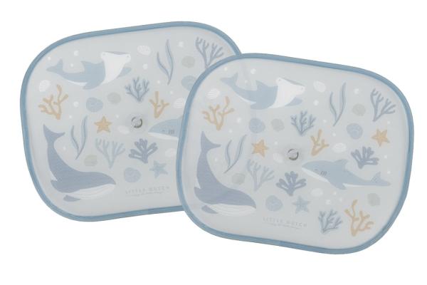 Little Dutch Auto Sonnenblenden blau Ocean Blue
