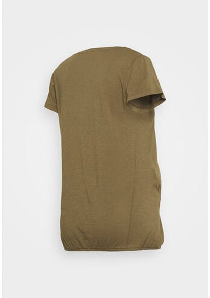 Love2wait Still T-Shirt V-Ausschnitt Khaki 221013-030