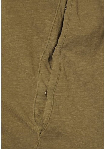 Love2wait Still T-Shirt V-Ausschnitt Khaki 221013-030
