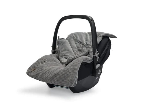 Fußsack für Autositz Kinderwagen - Basic Knit - Stone Grey