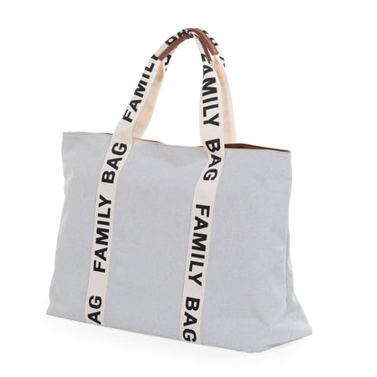 Childhome Family Bag Wickeltasche – Signature-Look - Canvas