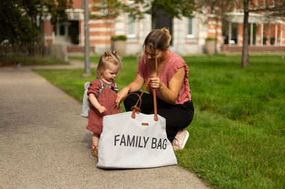 Childhome Family Bag Wickeltasche - Canvas - Grau