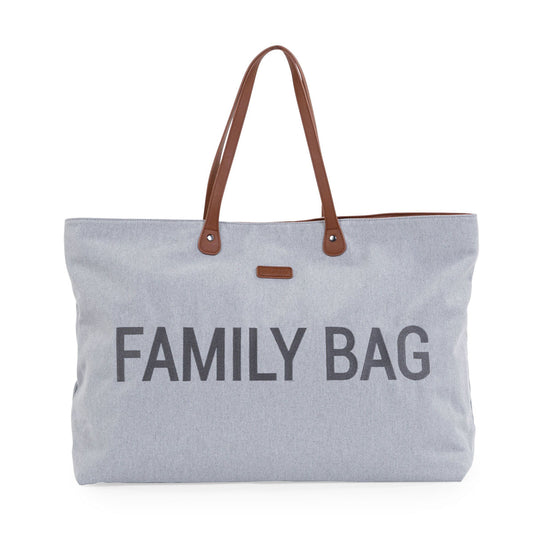 Childhome Family Bag Wickeltasche - Canvas - Grau