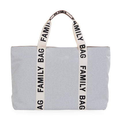 Childhome Family Bag Wickeltasche – Signature-Look - Canvas