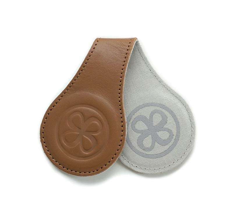 Cloby Magnet-Clips 2er Set Leder braun
