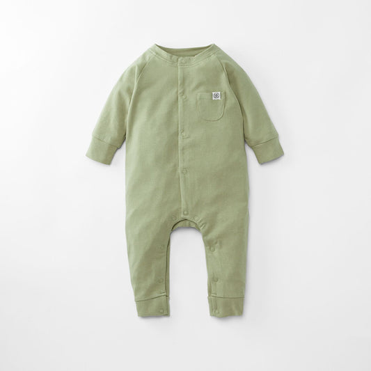 Cloby Strampler mit UV Schutz grün - Playsuit Olive Green