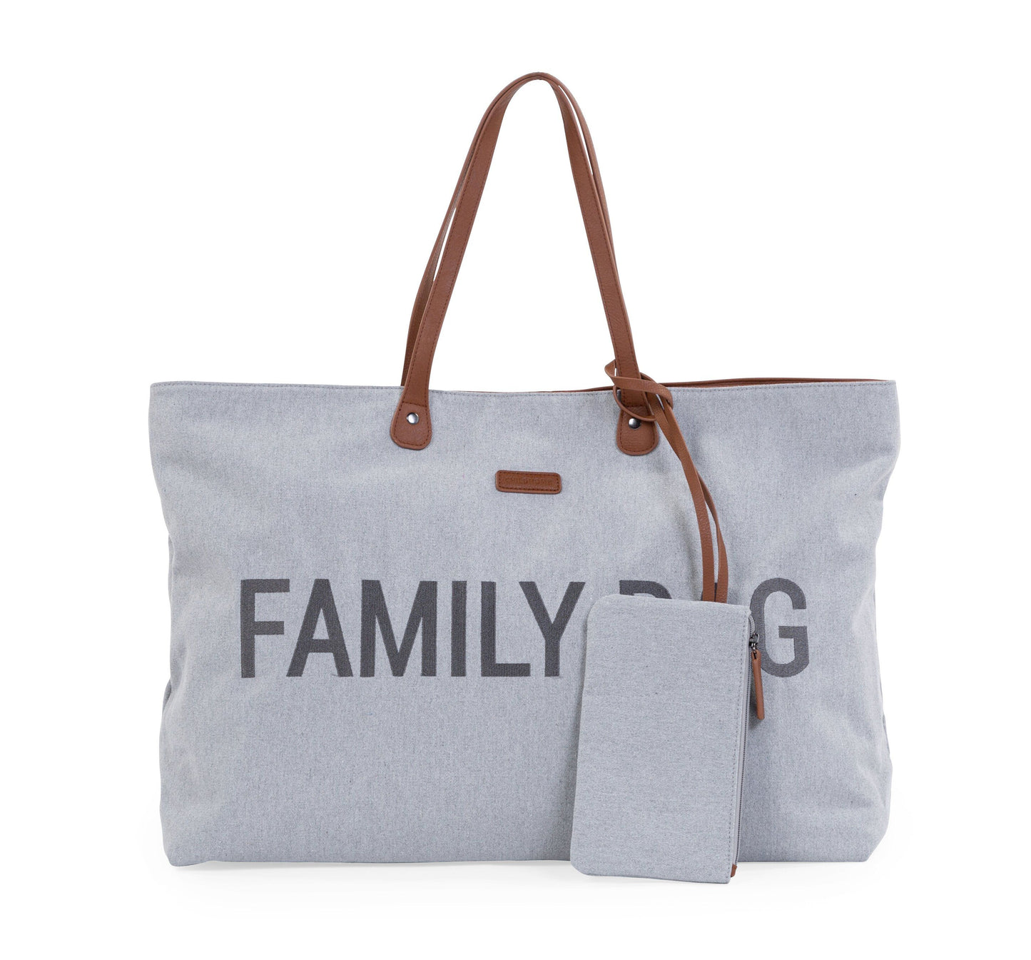 Childhome Family Bag Wickeltasche - Canvas - Grau