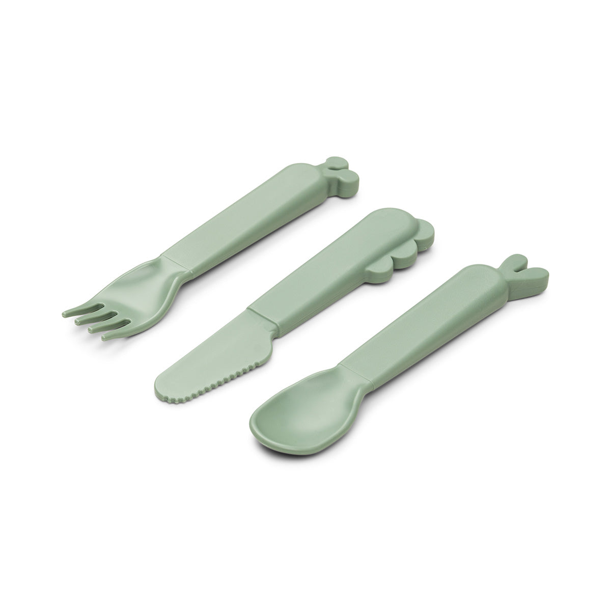 Done by Deer Kiddish Besteck Set Deer friends grün Foodie 1126413