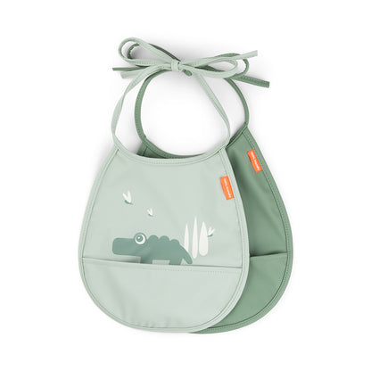 done by deer Mini Taschenlätzchen grün 2-er Pack Croco 1343443