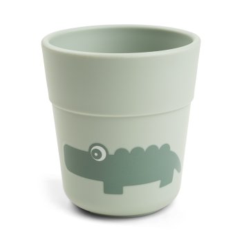 Done by deer Mini Trinkbecher Croco grün Foodie