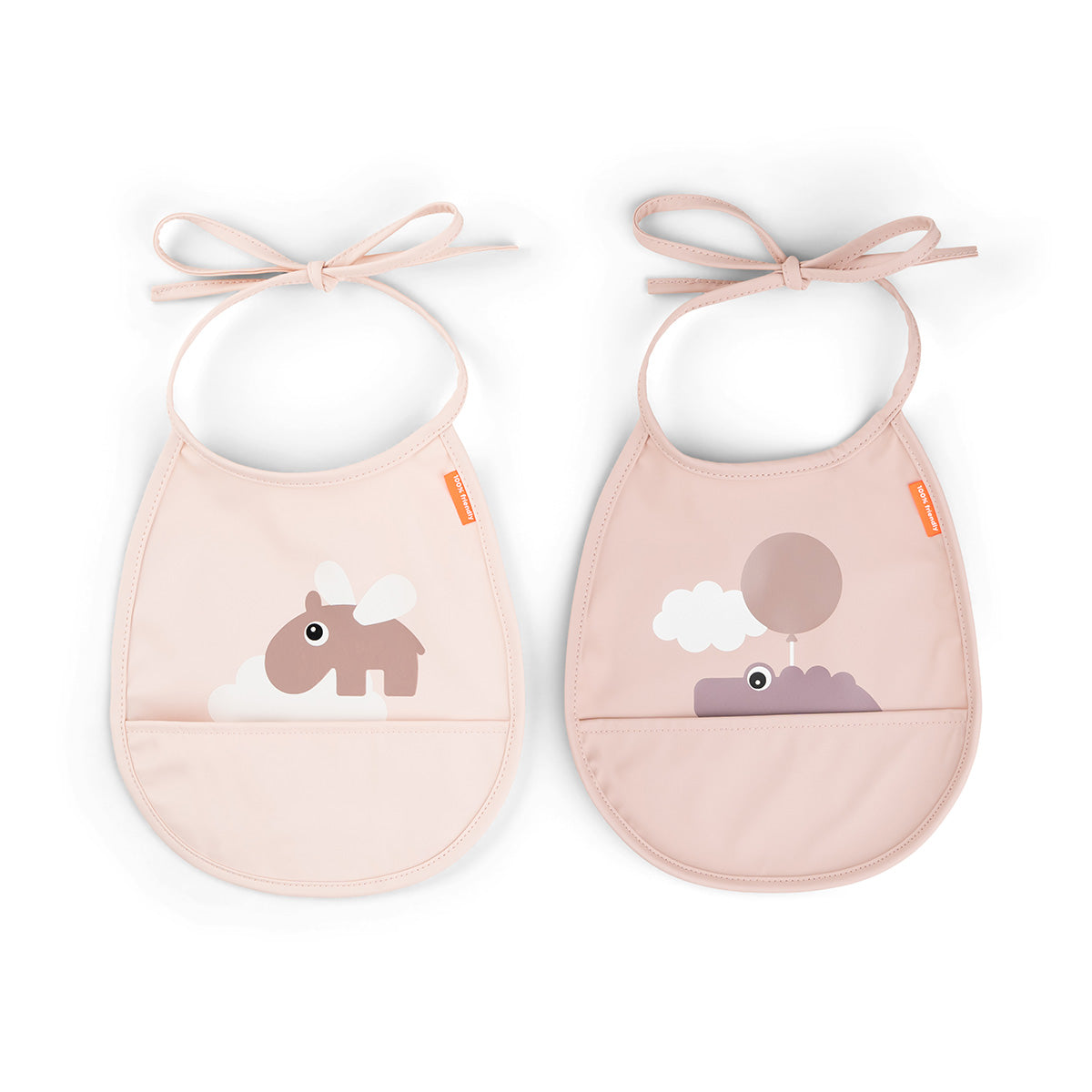done by deer rosa Mini Taschenlätzchen 2-er Pack Happy Clouds 1343441