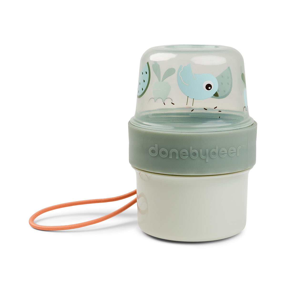 done by deer To go 2-way Snack-Behälter S Birdee grün 1236903