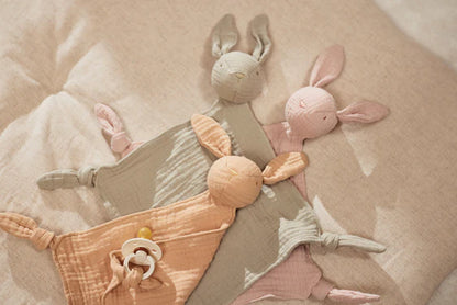 Schmusetuch Bunny Ears - Olive Green