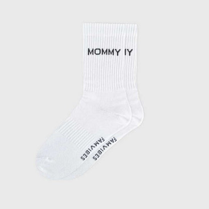 MOMMY Socken weiss famvibes