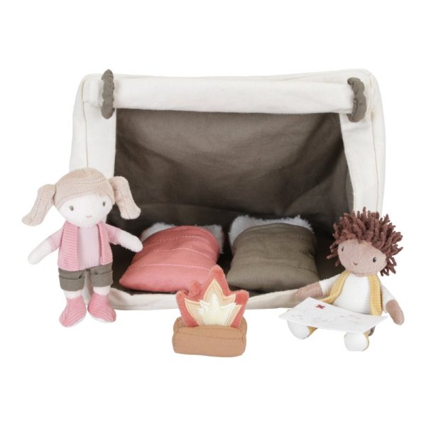 Jake und Anna Puppen Camping Spielset Little Dutch LD4550