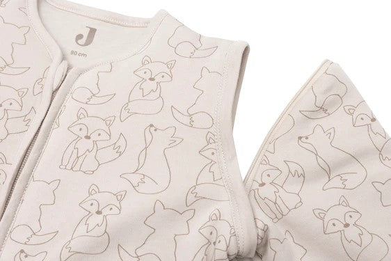 Jollein Schlafsack mit abnehmbaren Ärmeln 70cm Fox - Nougat