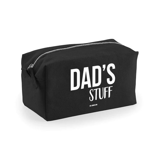 DAD'S STUFF Kulturbeutel schwarz