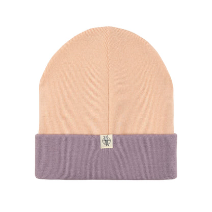 Lässig Beanie Mütze Kinder - Merino Wolle Little Gang Happy Rosa