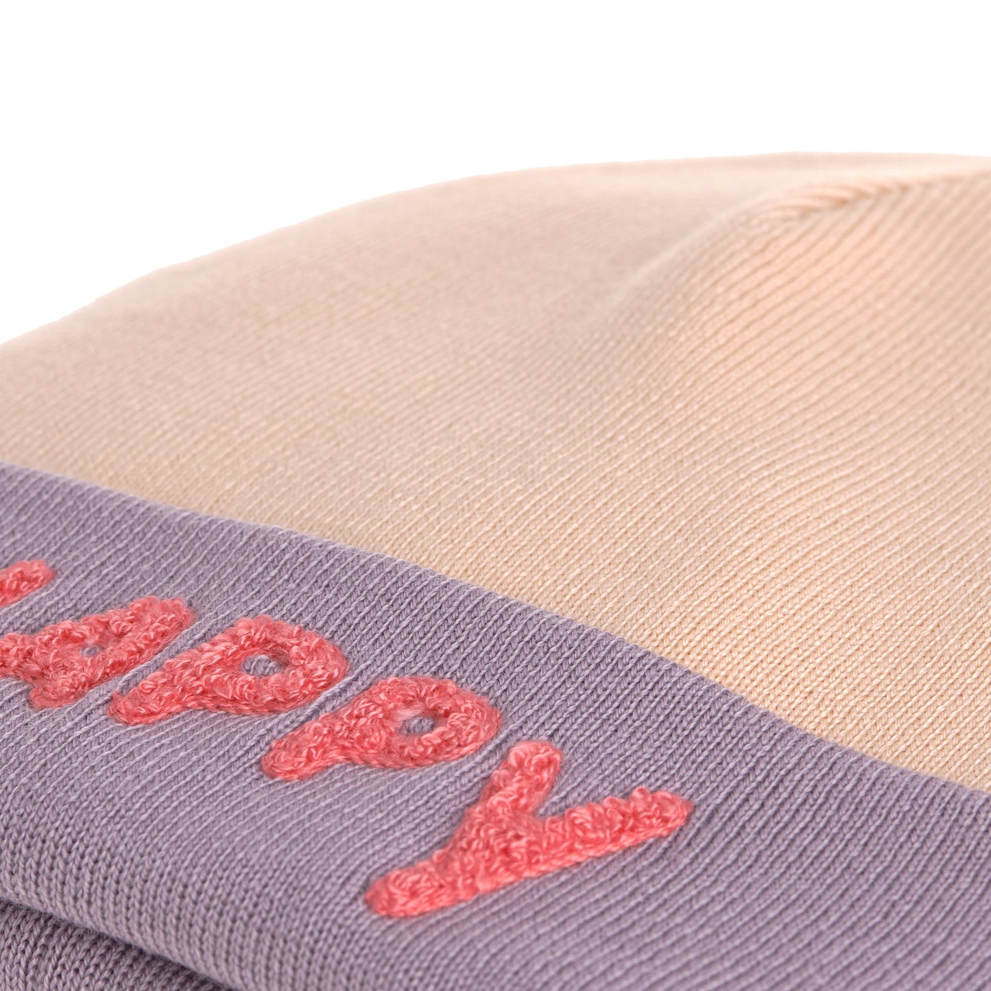 Lässig Beanie Mütze Kinder - Merino Wolle Little Gang Happy Rosa
