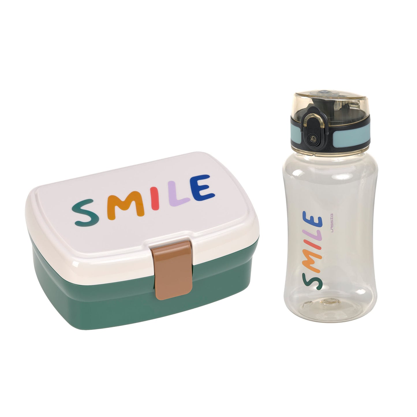 Lässig Brotdose & Trinkflasche Set - Little Gang Smile Milky 1210057181