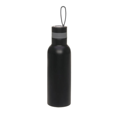 Lässig Edelstahl Trinkflasche BOLD Schwarz