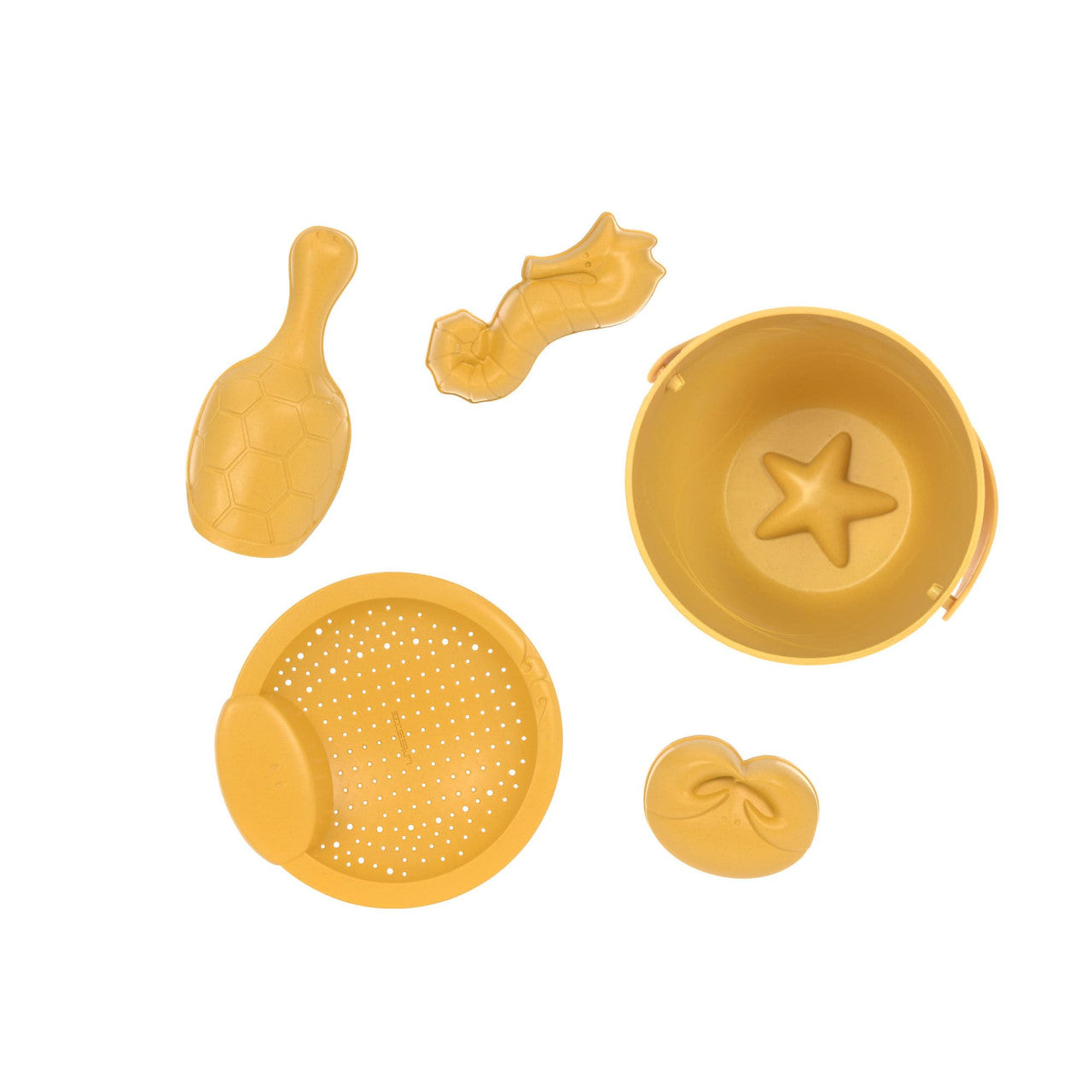 Lässig Sandspielzeug 5er Set - Water Friends Gelb