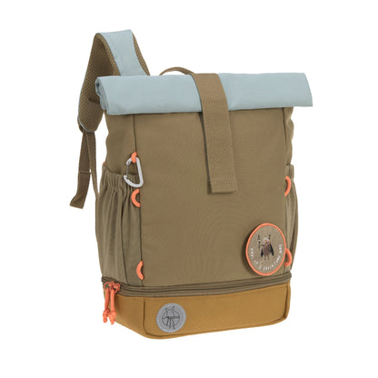 Lässig Kindergartenrucksack Rolltop Nature Oliv