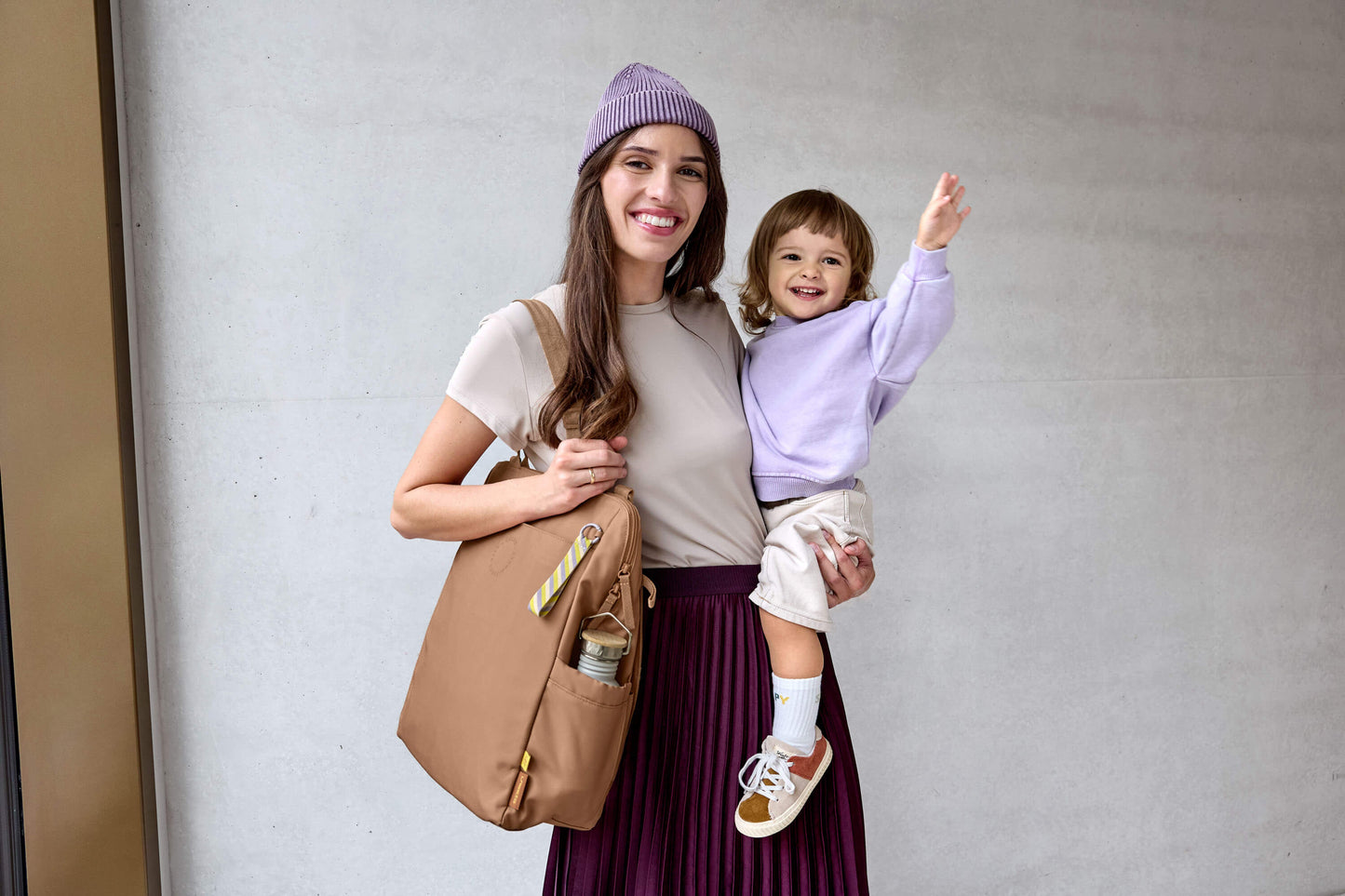 Lässig Wickelrucksack braun Conversion Backpack almond