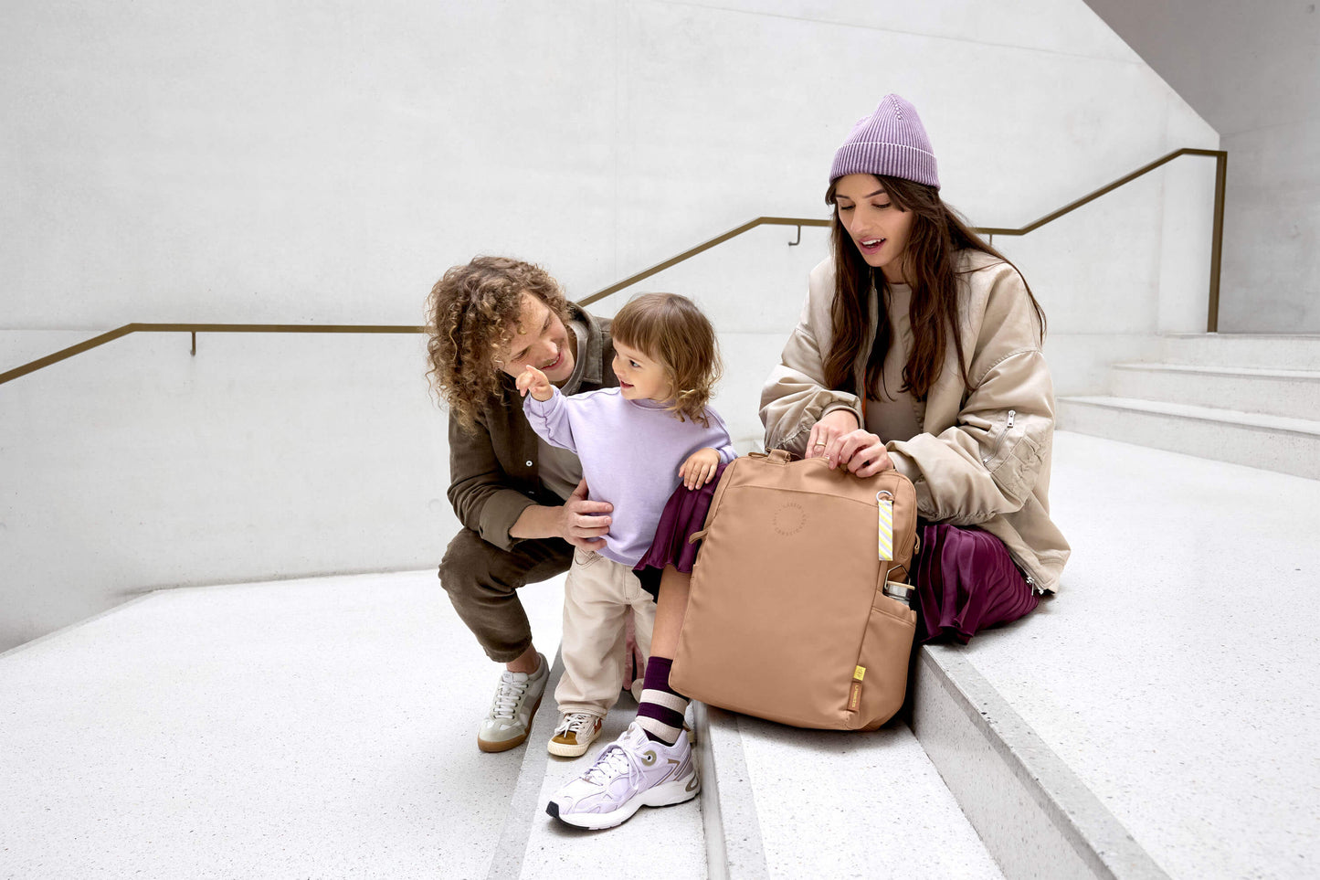 Lässig Wickelrucksack braun Conversion Backpack almond