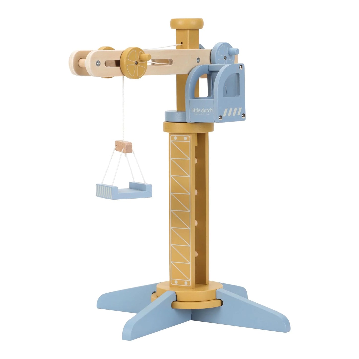 Little Dutch Kran Set Holz Spielset mit Zubehör