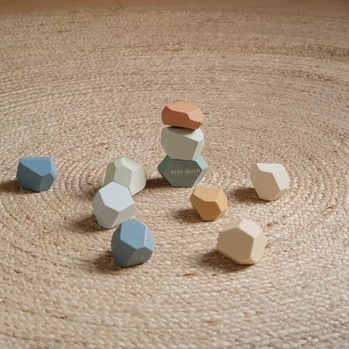 Little Dutch Balancier und Stapelsteine Holz FSC Forest Friends