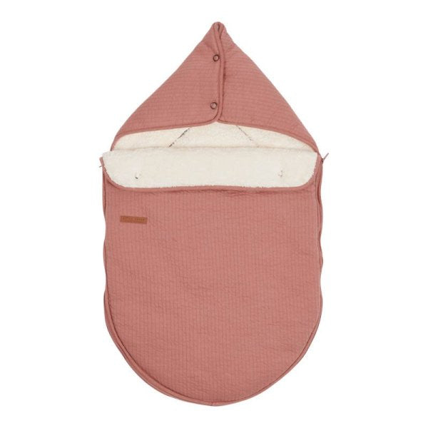 Little Dutch Babyschalen Fußsack 0+ Pure Pink Blush - der Winterfußsack für die Babyschale