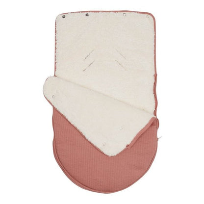Little Dutch Babyschalen Fußsack 0+ Pure Pink Blush - der Winterfußsack für die Babyschale