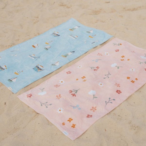 Little Dutch Badehandtuch blau Sailors Bay