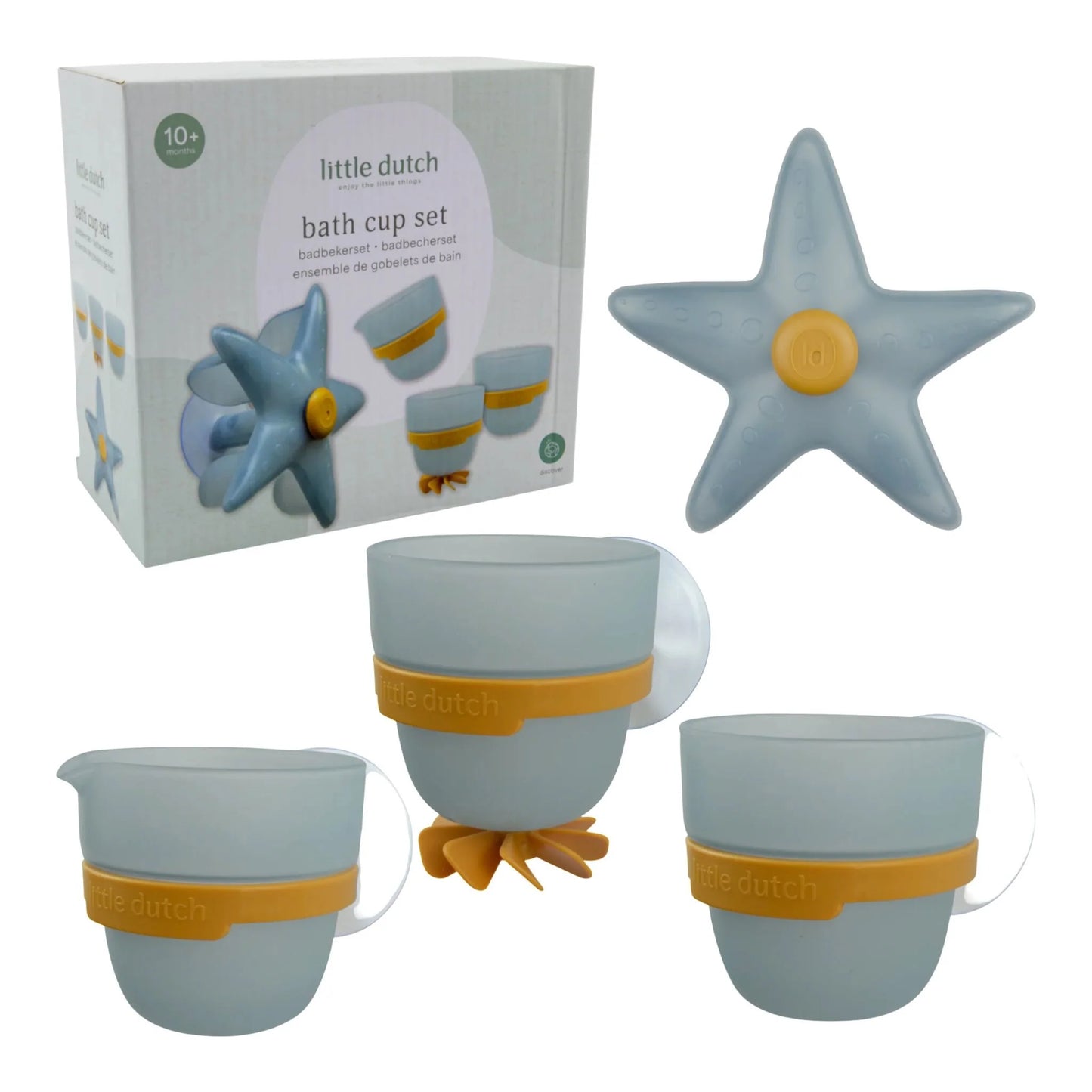 Little Dutch Badewannenbecher blau Seestern Essentials