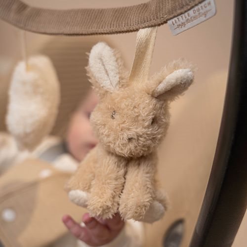 Little Dutch Kinderwagenkette Baby Bunny - beige Häschen