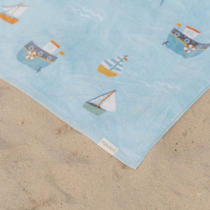 Little Dutch Badehandtuch blau Sailors Bay