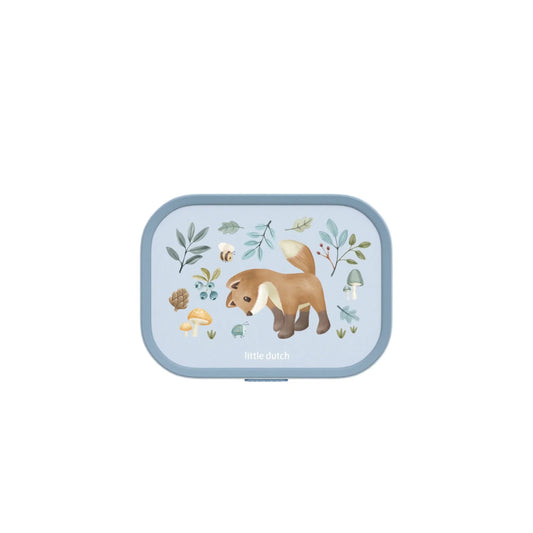 Little Dutch Brotdose blau Campus Forest Friends Lunchbox Mepal