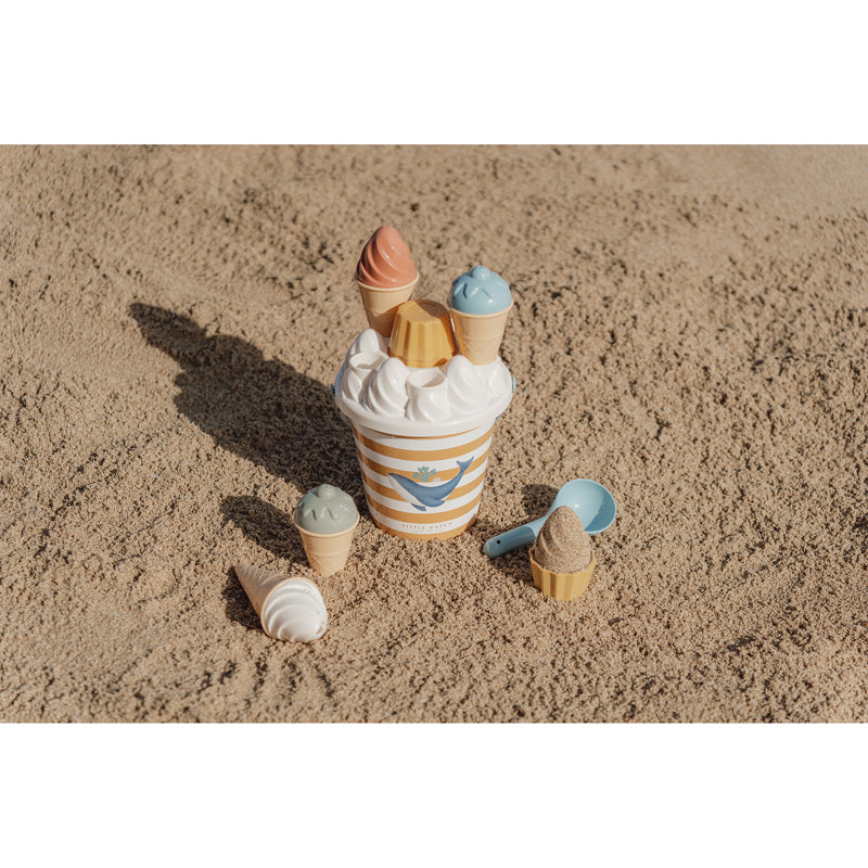 Little Dutch Eiscreme Eimer Set blau Ocean Dreams Blue